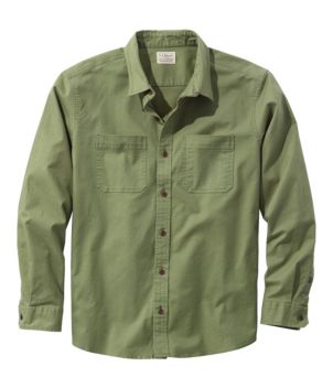 Men's BeanFlex® Twill Shirt, Traditional Untucked Fit, Long-Sleeve