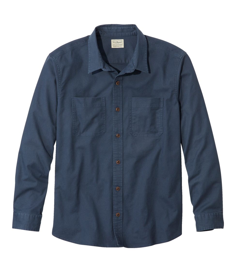 Brushed twill shirt