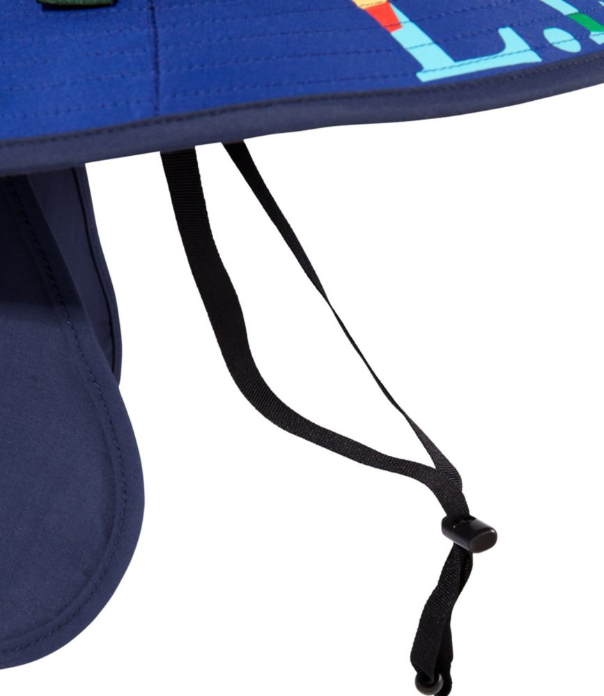 Kids' L.L.Bean Sun Shade Bucket Hat, Blue Water, small image number 5