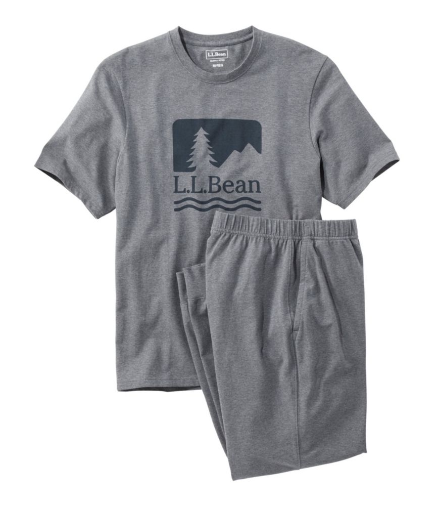 Men's Wicked Soft Knit Pajamas Set, ShortSleeve Pajamas at L.L.Bean