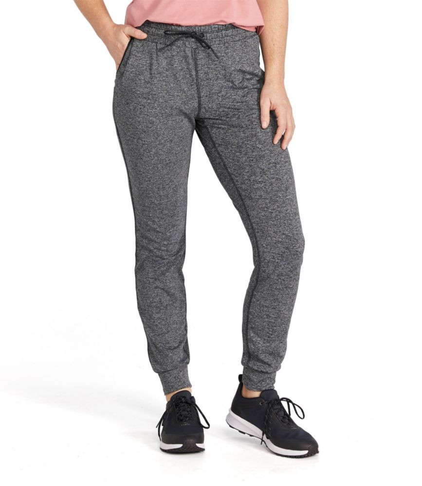 black knit joggers womens