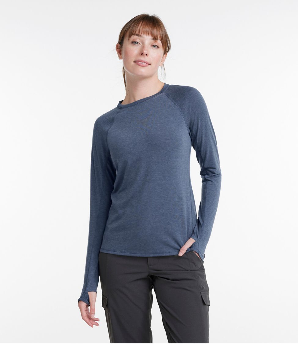 Women's Everyday SunSmart® Tee, Crewneck Long-Sleeve at L.L. Bean