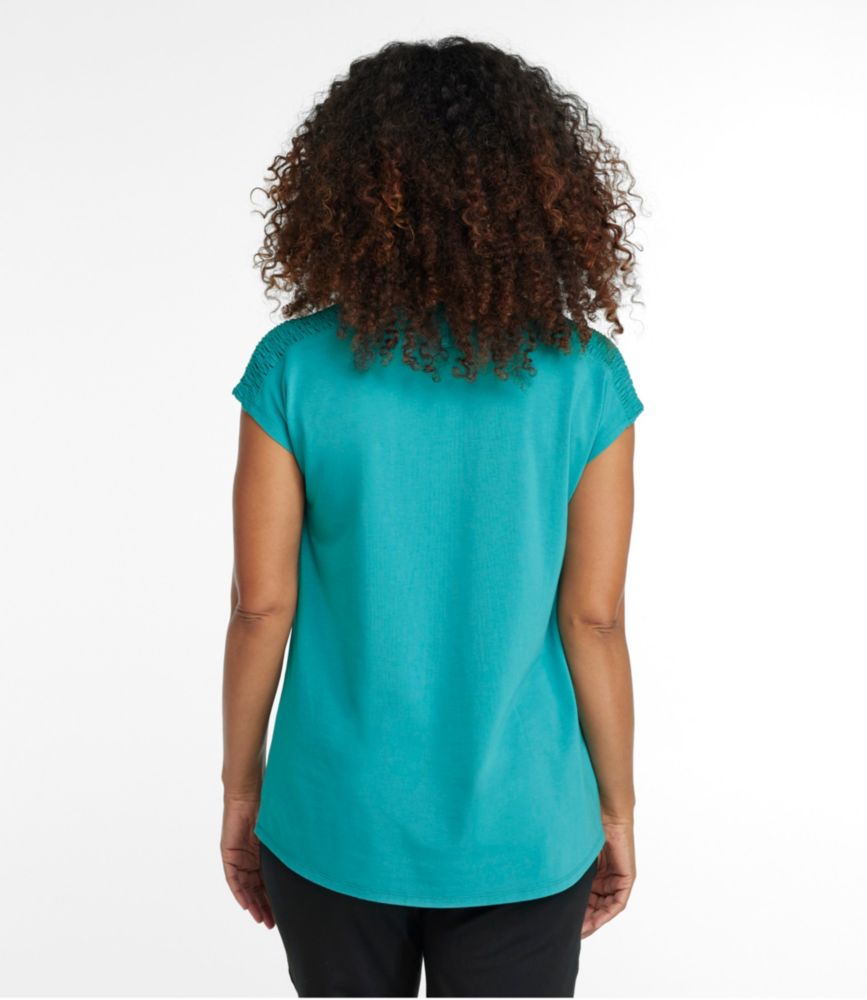 Women's Beyond Soft V-Neck Tee, Short Sleeve