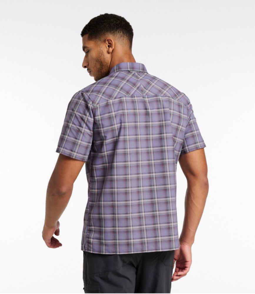 Men's SunSmart® Cool Weave Shirt Short-Sleeve, Evergreen/Iron, small image number 3
