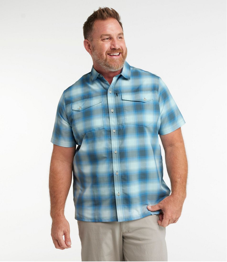 Men's SunSmart™ Cool Weave Shirt Short-Sleeve | Casual Button-Down ...