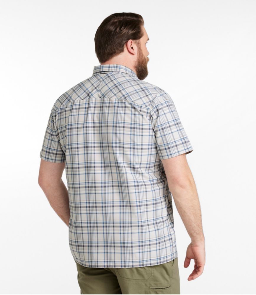 Men's SunSmart® Cool Weave Shirt Short-Sleeve, Evergreen/Iron, small image number 5