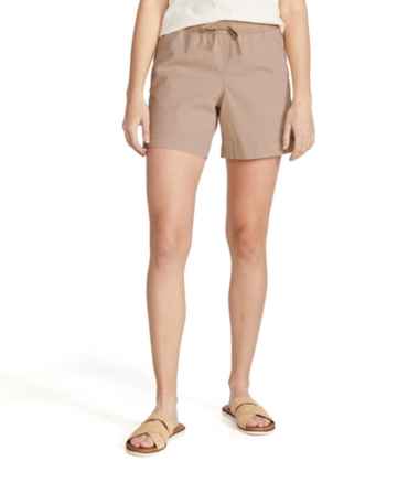 Women's Lakewashed Dock Shorts, Mid-Rise