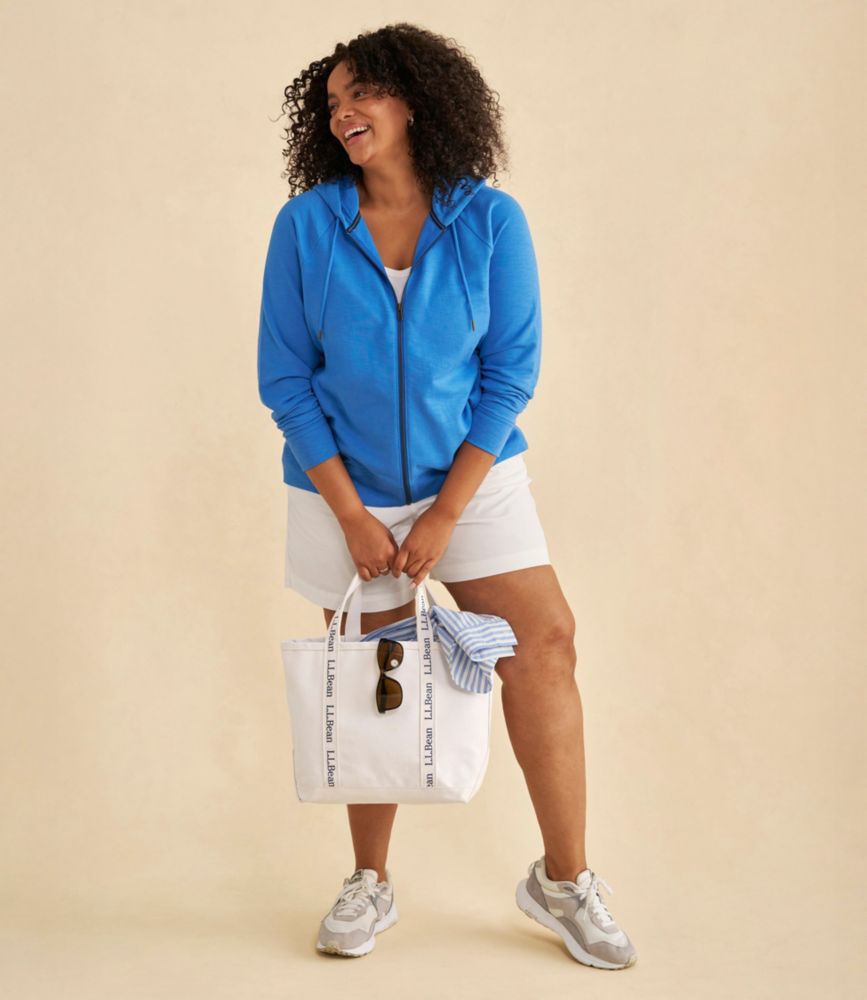 Women's Lakewashed Dock Shorts, Mid-Rise