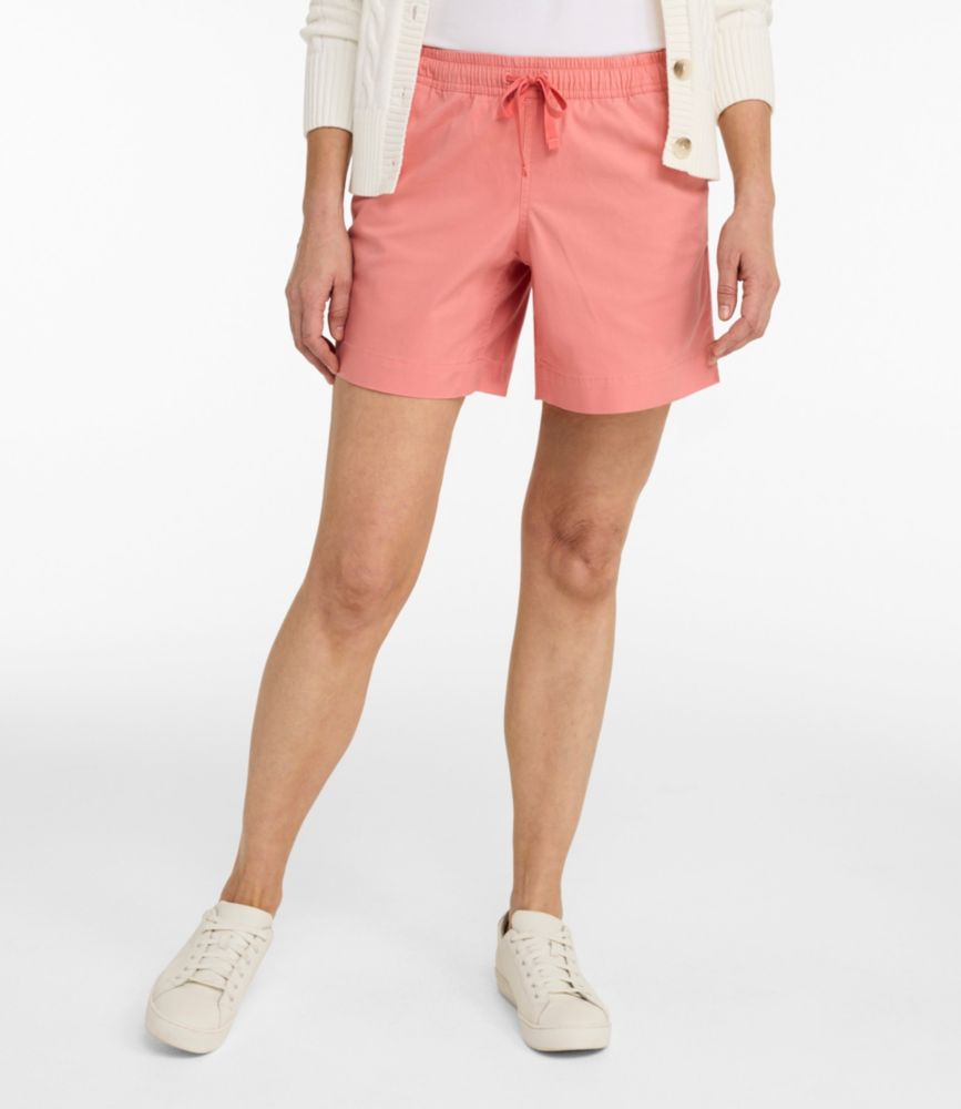 Women's Lakewashed Dock Shorts, Mid-Rise