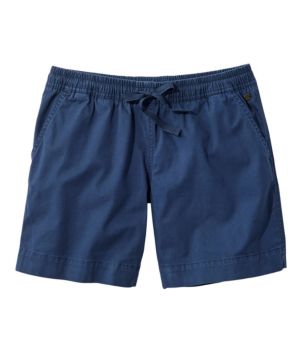 Women's Lakewashed Dock Shorts, Mid-Rise