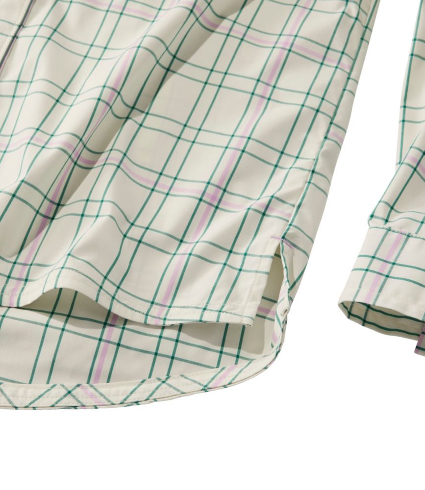 Women's Everyday SunSmart&reg; Woven Shirt Long-Sleeve, Plaid, , small image number 4