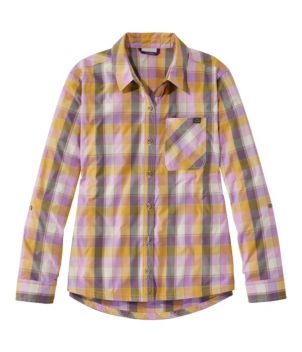 Women's Everyday SunSmart® Woven Shirt Long-Sleeve, Plaid