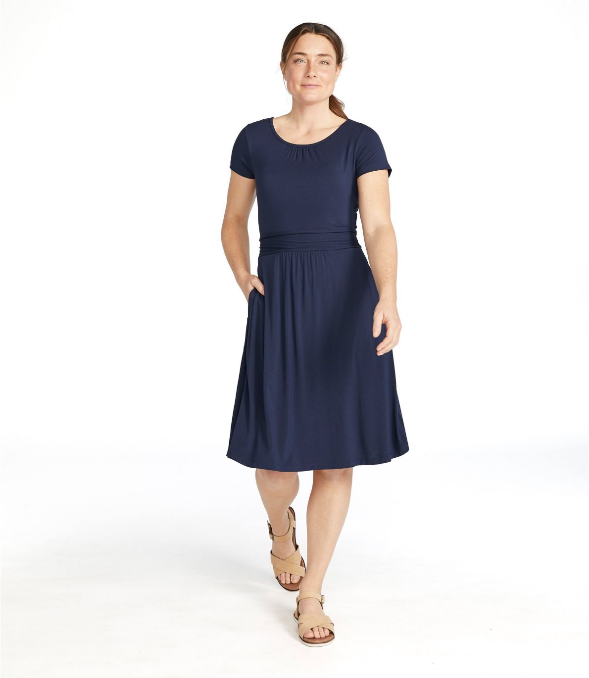 Women's Summer Knit Dress, Scoopneck at L.L. Bean