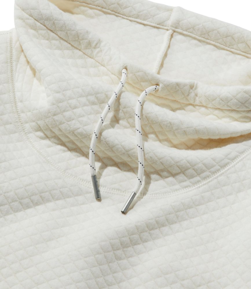 Women's SoftLight Quilted Top, Funnelneck Pullover, Barley Heather, small image number 4