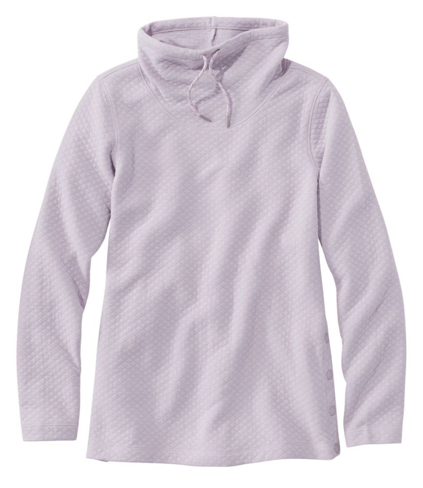 Women's SoftLight Quilted Top, Funnelneck Pullover, , small image number 6