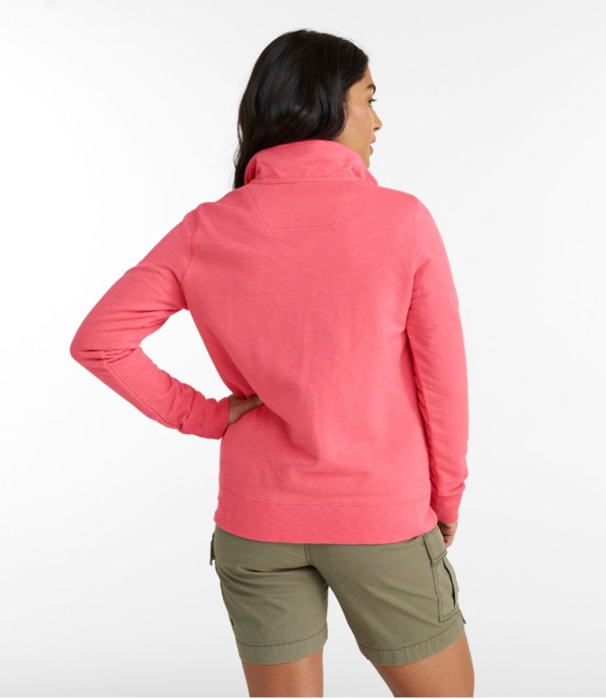 Women s Organic Cotton Sweatshirt Quarter Zip Pullover