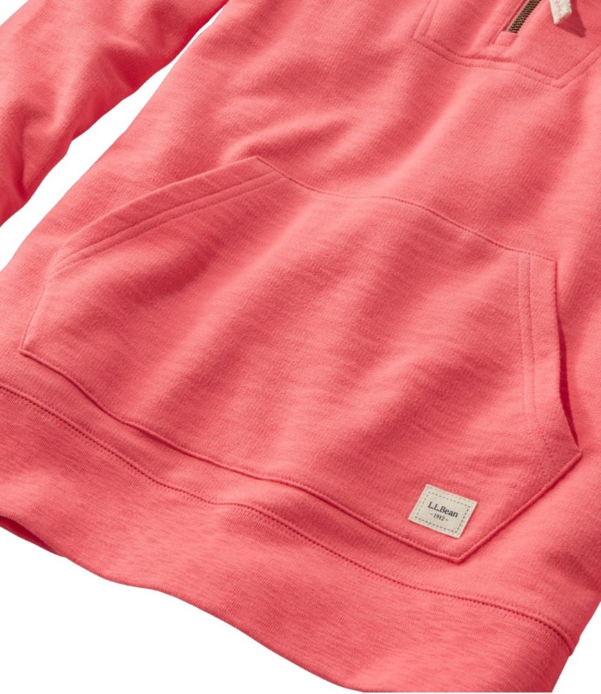 Women's Organic Cotton Sweatshirt, Quarter-Zip Pullover, , small image number 2