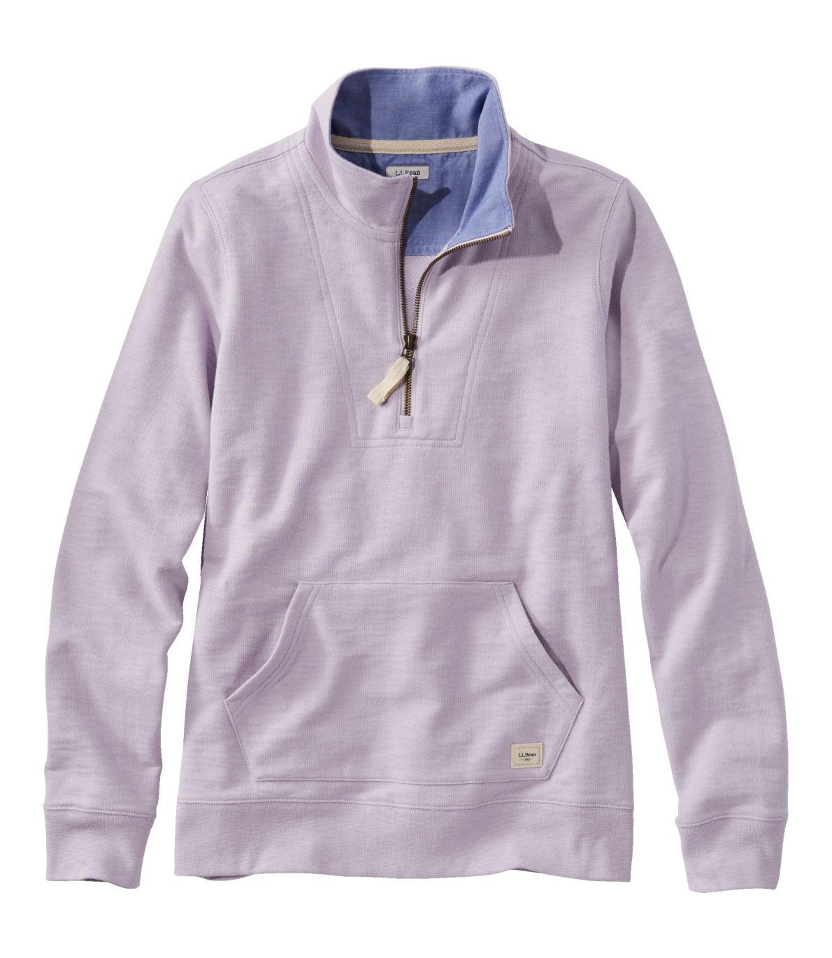 Women's Organic Cotton Sweatshirt, Quarter-Zip Pullover
