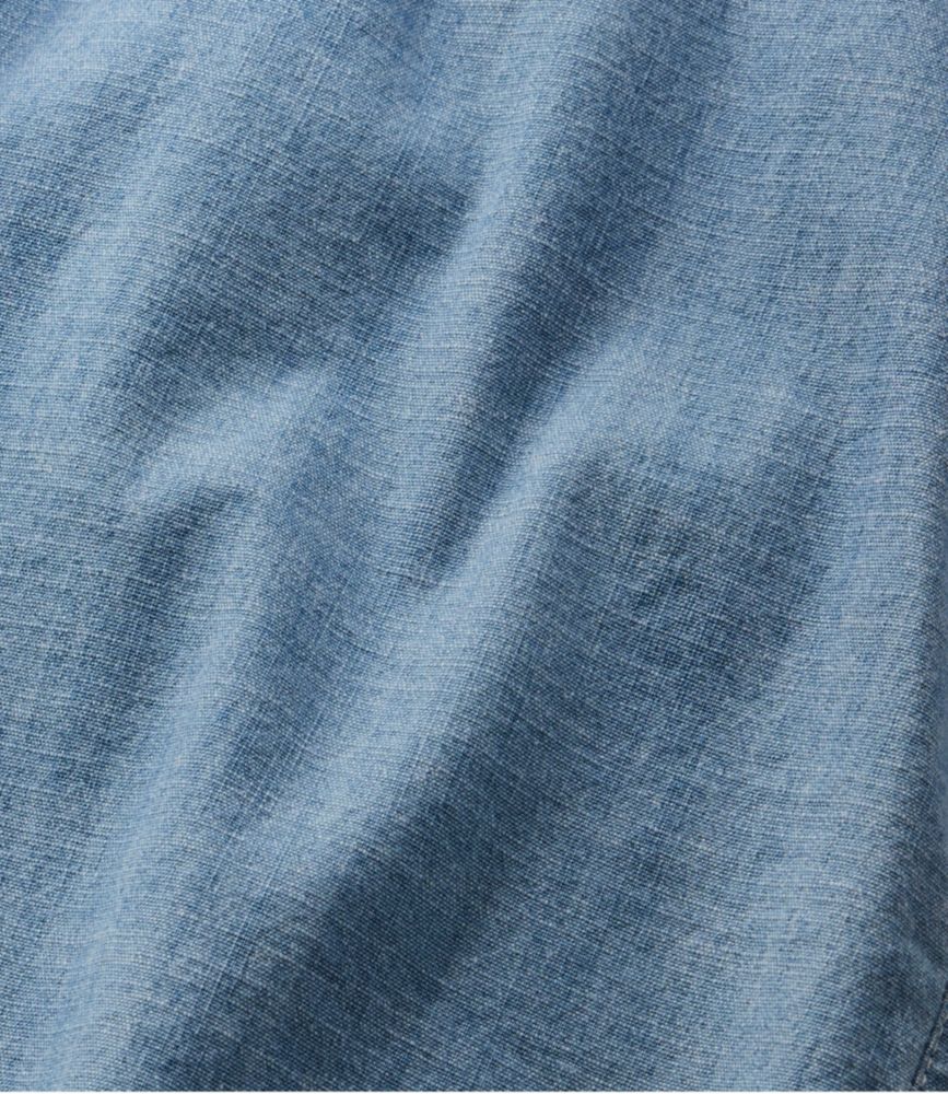 Women's Lakewashed Dock Shorts, Mid-Rise Chambray