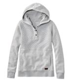 Women's Quilted Sweatshirt, Hooded Pullover