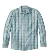 Men's BeanFlex Twill Shirt, Slightly Fitted Untucked Fit, Long-Sleeve