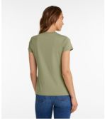 Women's Soft Stretch Supima Tee, Crewneck Short-Sleeve