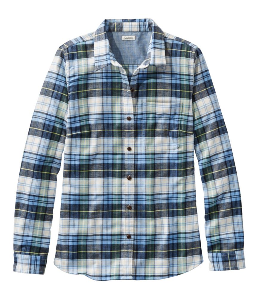 ll bean womens plus size flannel shirts