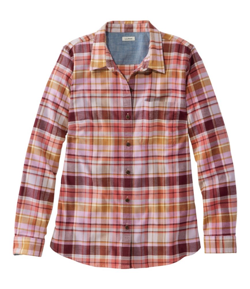 Women's BeanFlex All-Season Flannel Shirt, Long-Sleeve, , small image number 4