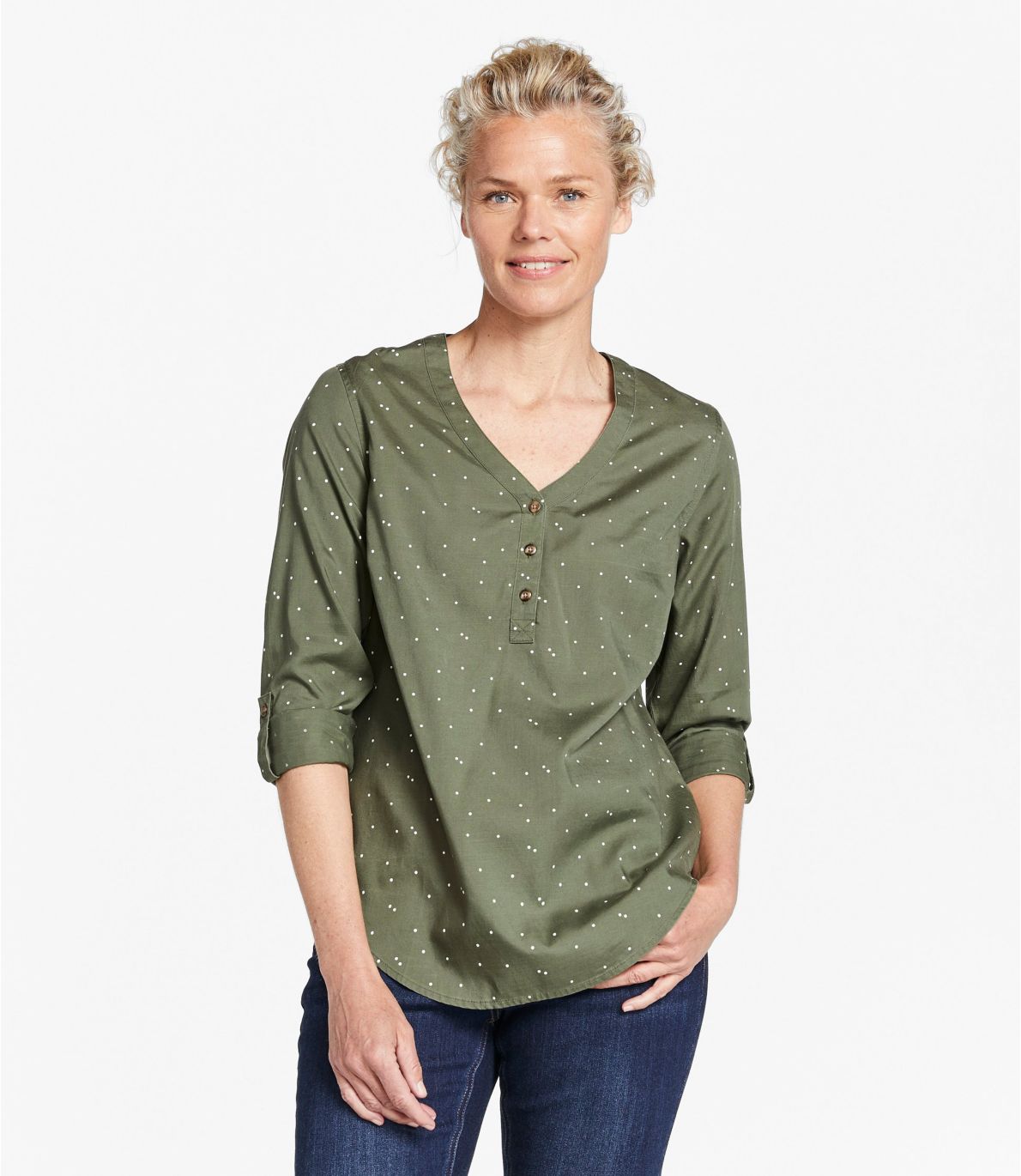 Women's Tencel-Blend Shirt, Print
