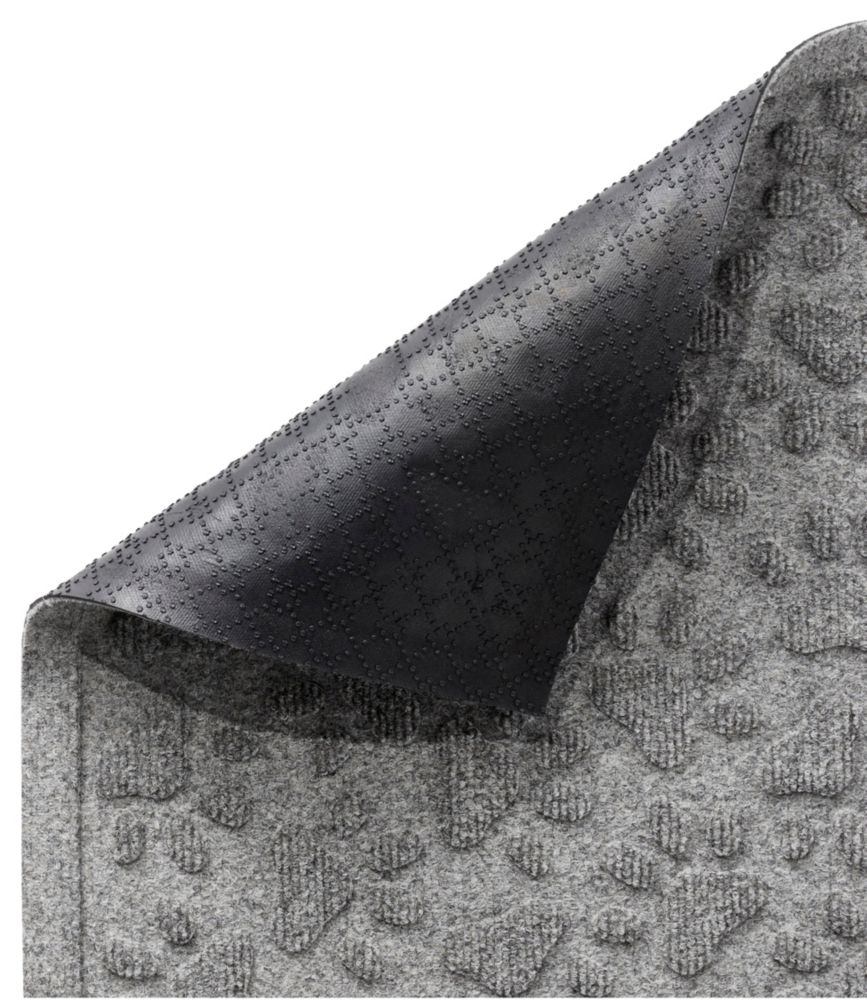 Recycled Waterhog Dog Mat, Scattered Paws, Bluestone, small image number 2