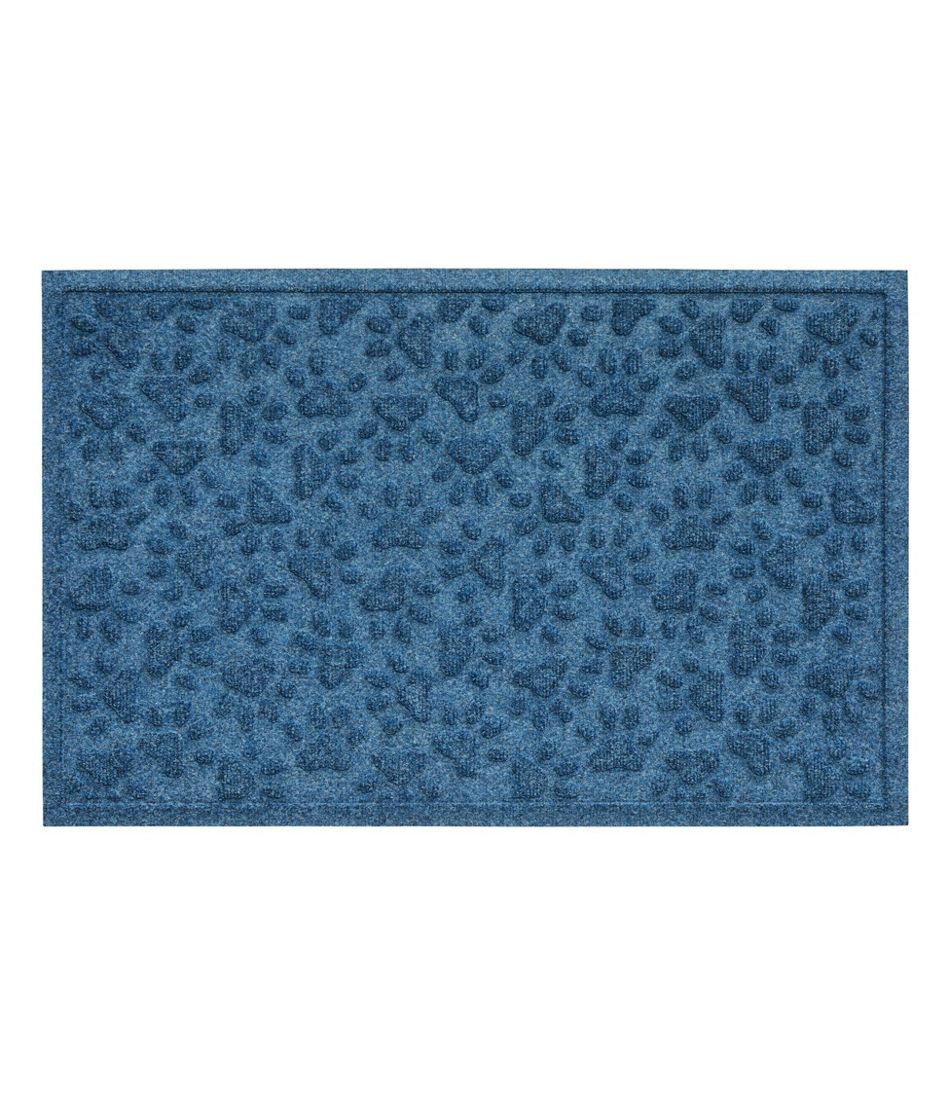 Recycled Waterhog Dog Mat, Scattered Paws