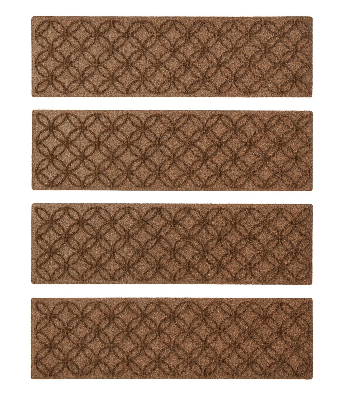 Heavyweight Waterhog Stair Treads, Locked Circles at L.L. Bean