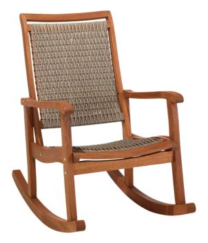 Wicker Eucalyptus Rocker