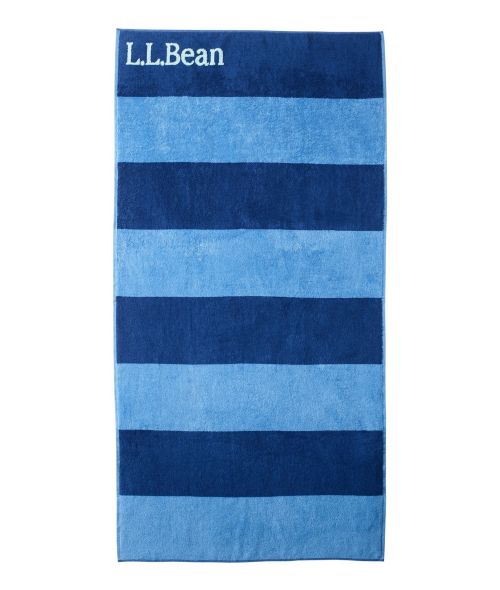 Seaside Beach Towel, Reversible Stripe at L.L. Bean