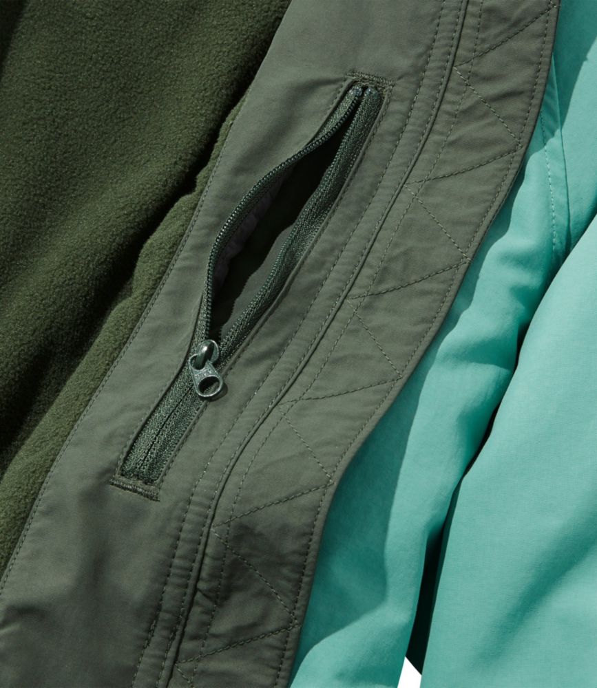 Women's 3-Season Bomber Jacket, Colorblock, Ocean Teal/Thyme, small image number 5