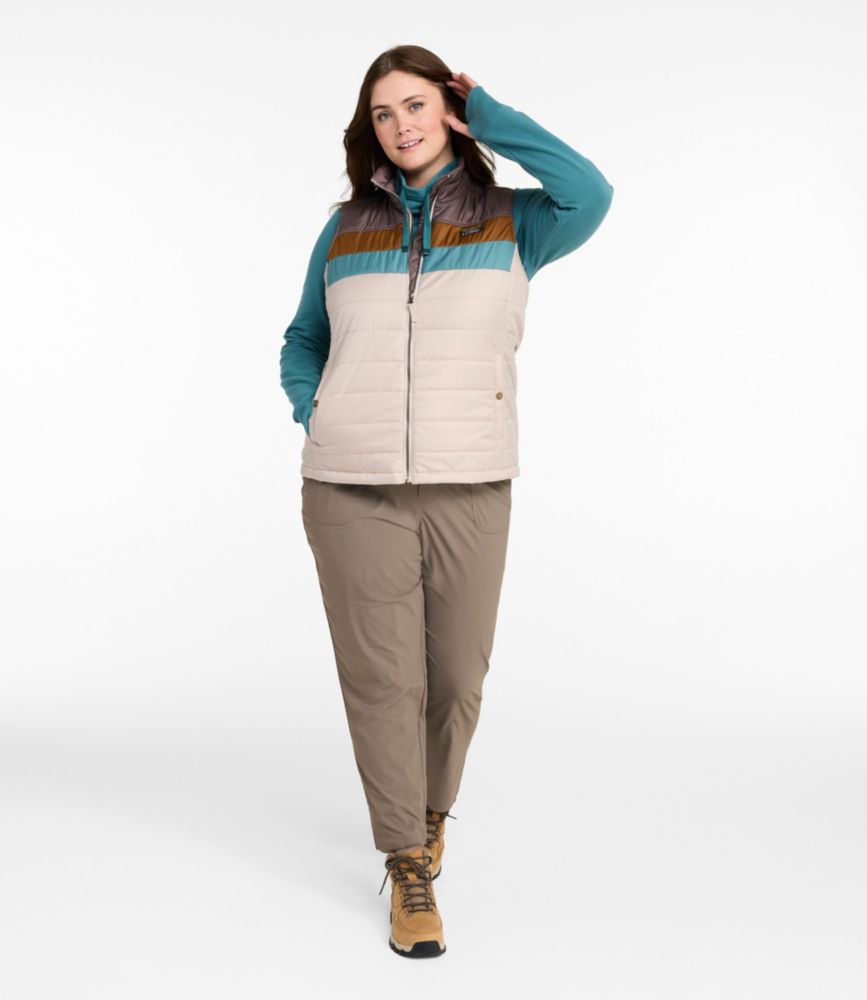 Women's Mountain Classic Puffer Vest, Colorblock, Shade Teal/Dark Steel Gray, small image number 4