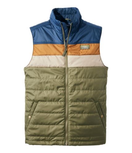 Men's Mountain Classic Puffer Vest, Colorblock | Vests at L.L.Bean