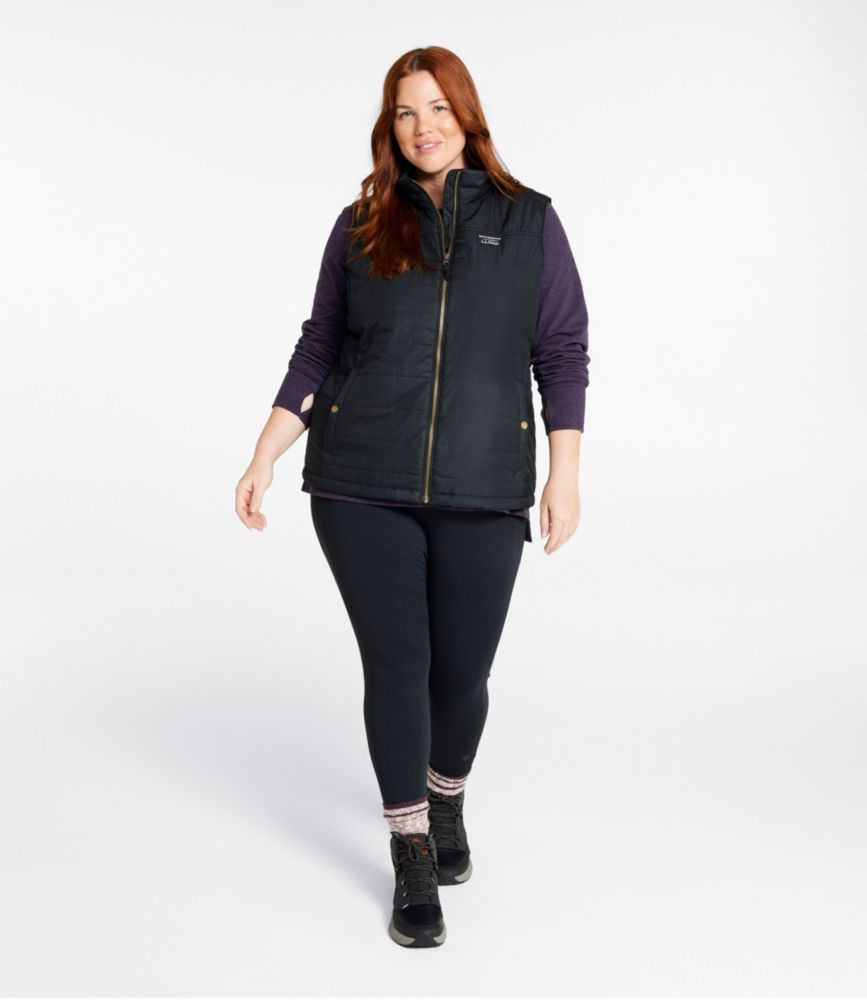 Women's Mountain Classic Puffer Vest, Black, small image number 4