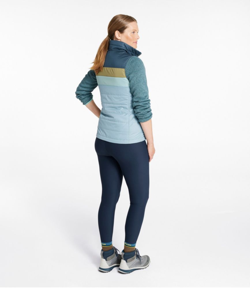 Women's Mountain Classic Puffer Vest, Colorblock, Shore/Paperwhite, small image number 5