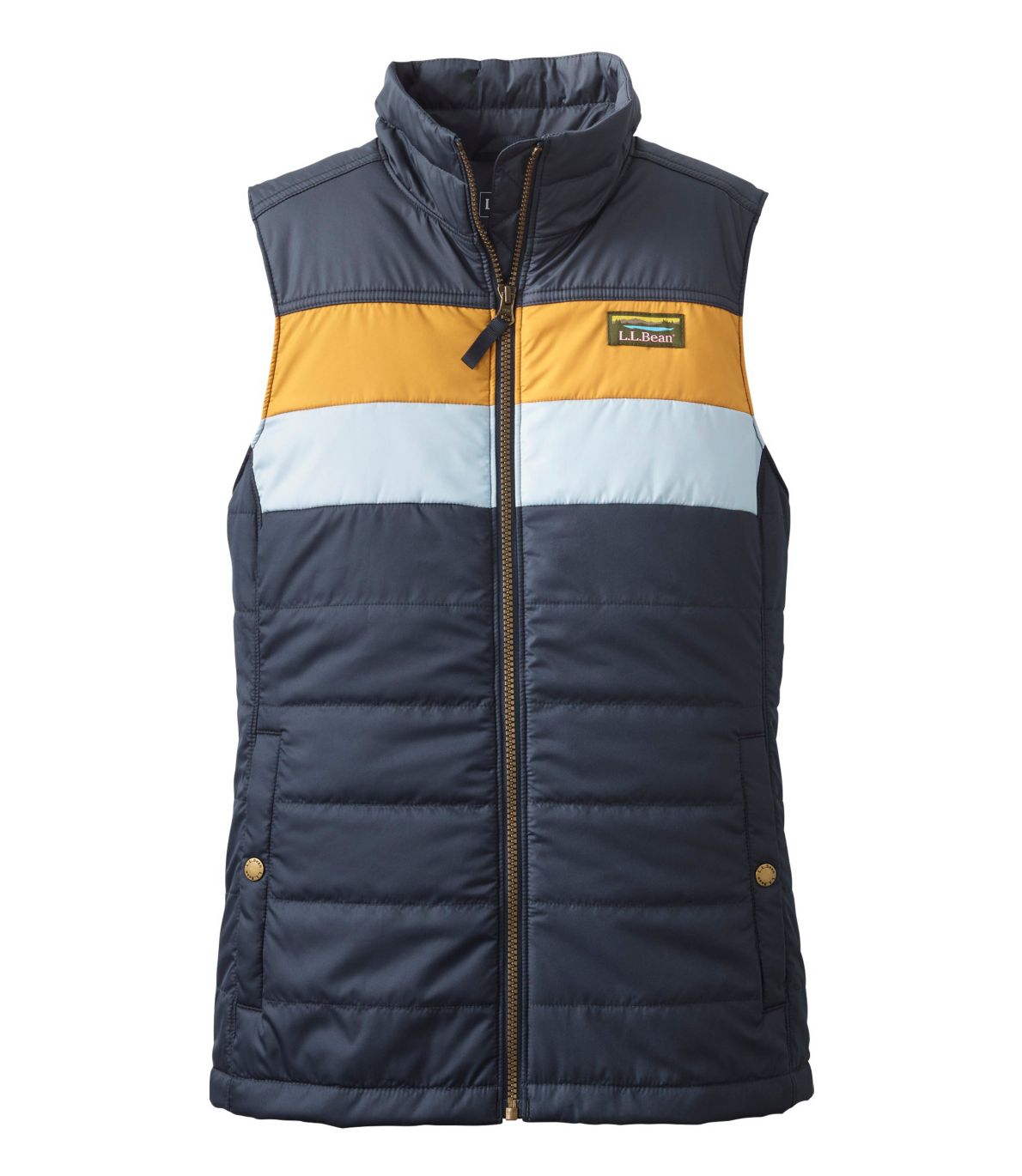 Women's Mountain Classic Puffer Vest, Colorblock at L.L. Bean