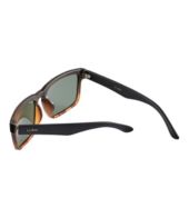 Adults' L.L.Bean Bruder Polarized Sunglasses Black Demi Fade/Grey