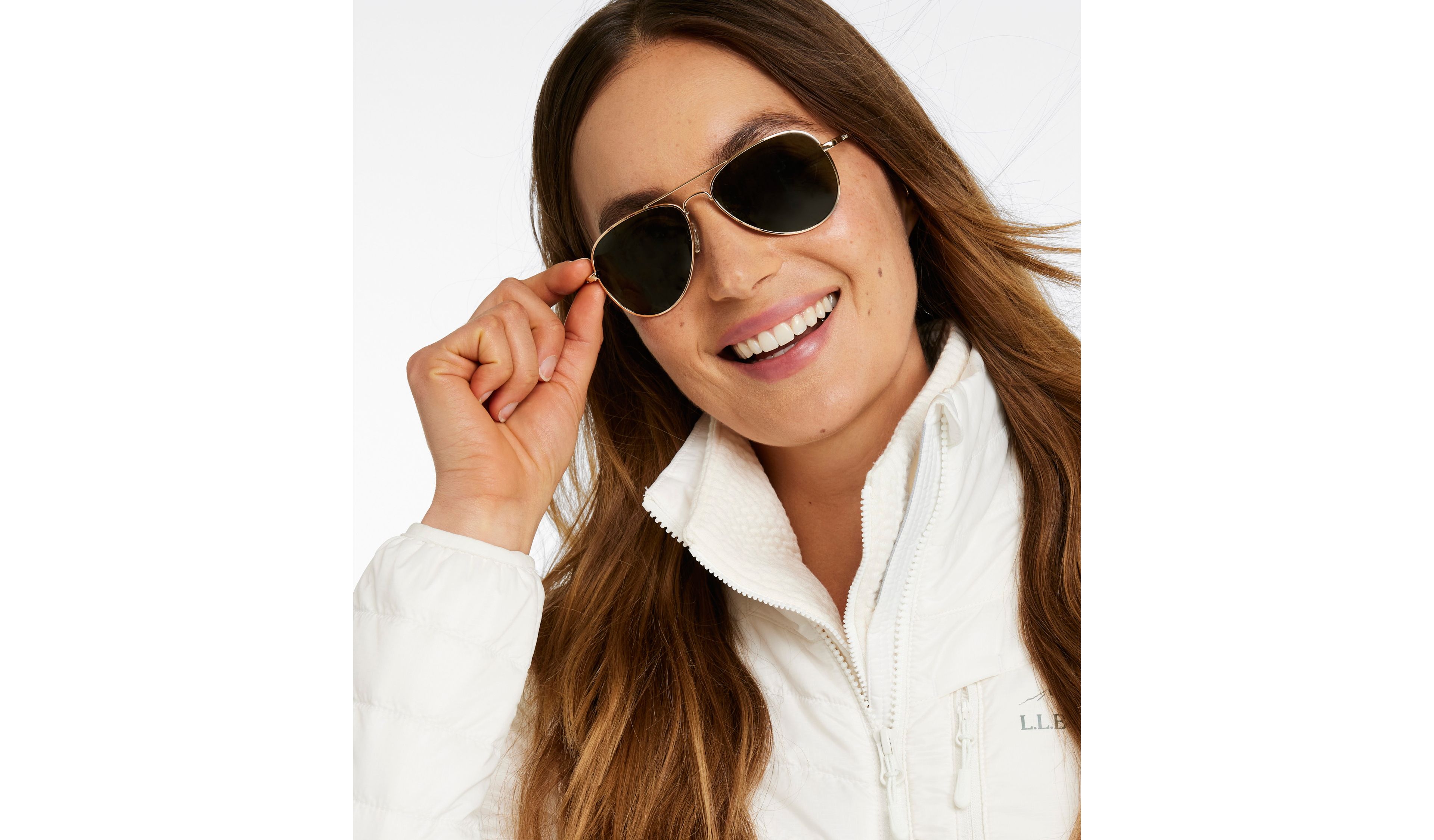 Adults' L.L.Bean Classic Aviator Polarized Sunglasses