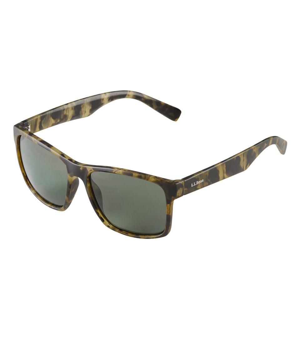 Adults' L.L.Bean Boardwalk Polarized Sunglasses Matte Tortuga/Gray, Nylon