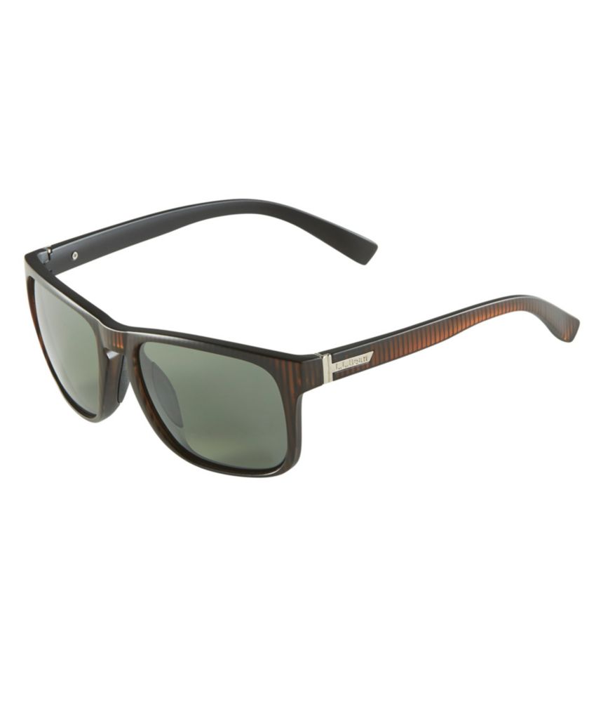 Adults' L.L.Bean Westend Polarized Sunglasses, Matte Driftwood Brown/Gray Silver Flash, small image number 1