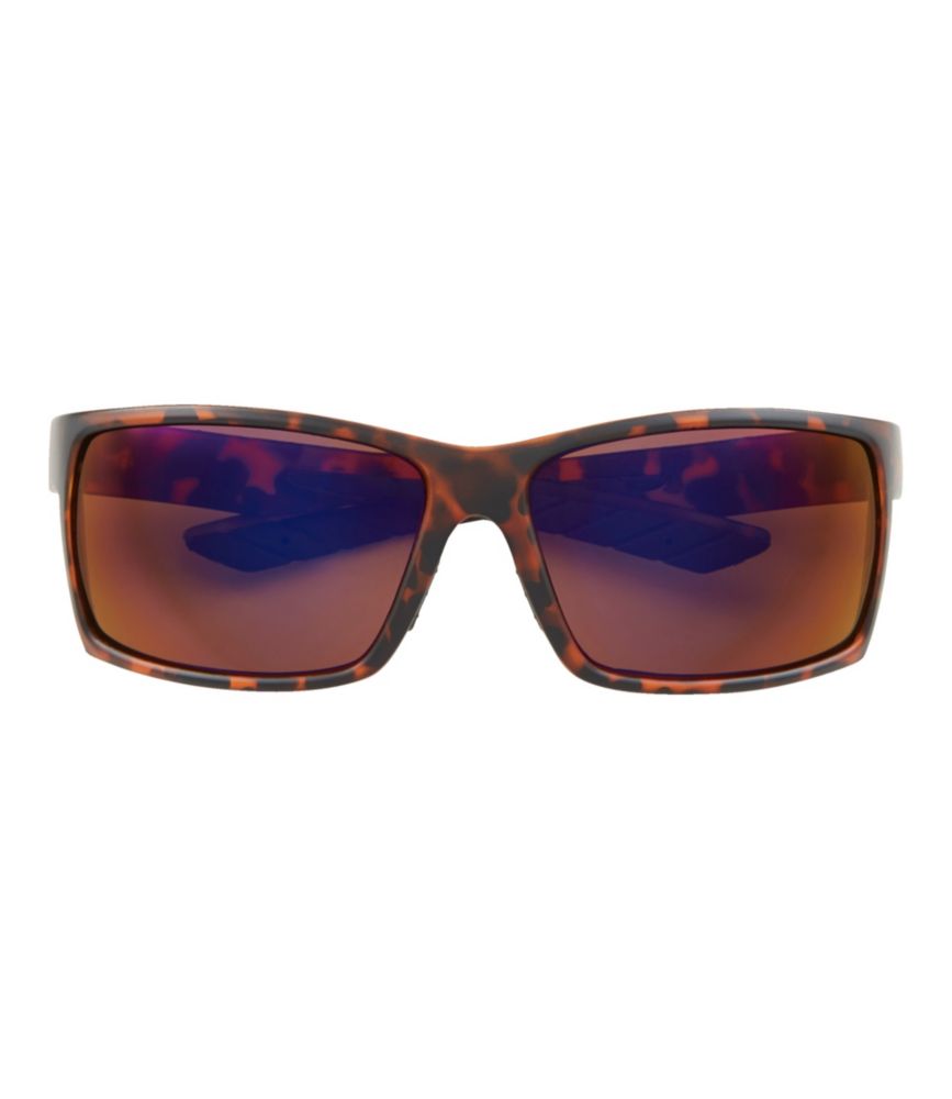Adults' L.L.Bean Overland Polarized Sunglasses, Matte Dark Demi/Brown With Blue Mirror, small image number 2