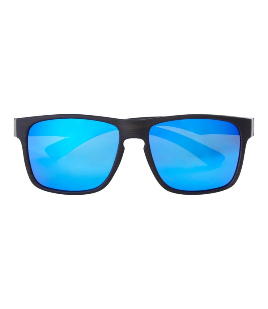 Adults' L.L.Bean Harborside With Hydroglare Polarized Sunglasses, MatteDriftwoodBrown/SmokeWithGreenMirror, small image number 2
