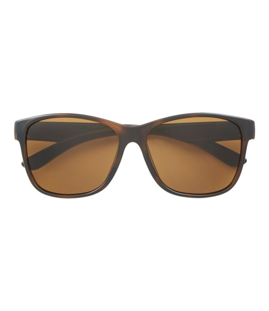Women's L.L.Bean Rockland Polarized Sunglasses, Shiny Dark Demi/Brown, small image number 2
