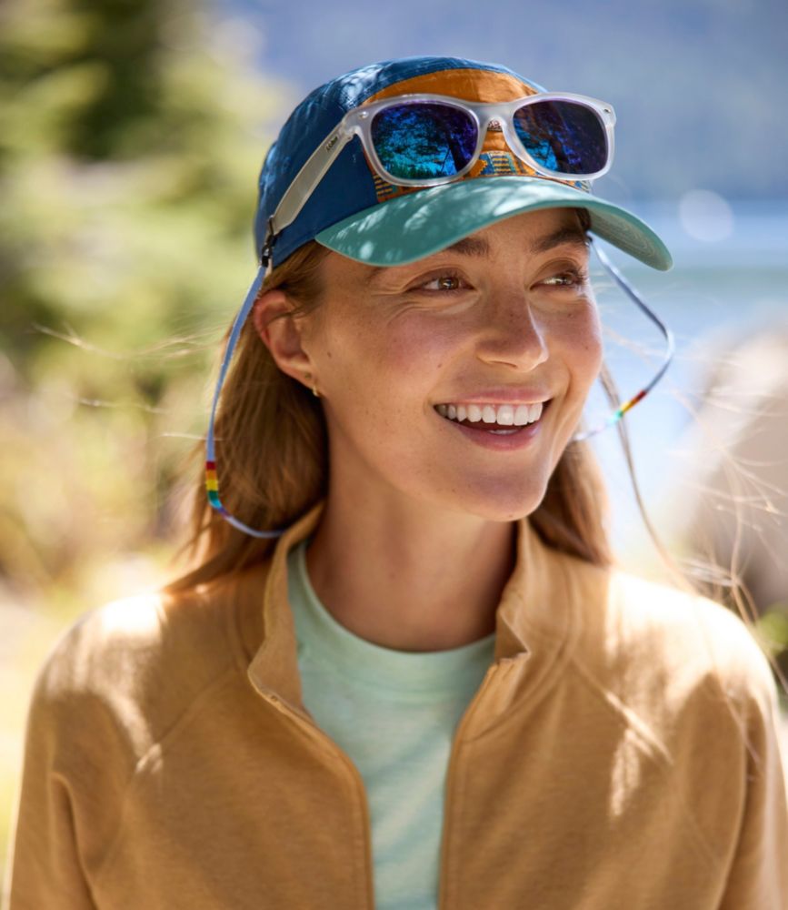 Adults' L.L.Bean C-Jay Polarized Sunglasses, Matte Crystal Gray/Smoke w Green Mirror, small image number 7