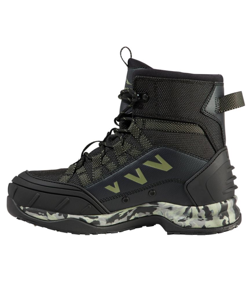 Men's Apex Wading Boots, Studded, Gray, small image number 2