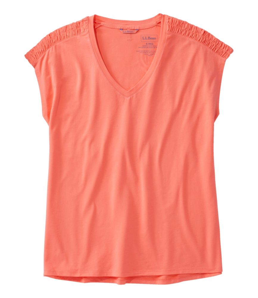 Women's Beyond Soft V-Neck Tee, Short Sleeve